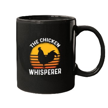 Discover The Chicken Whisperer Funny Chicken Lover Farming Mugs