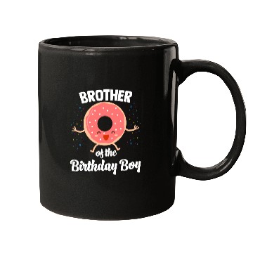 Discover Brother of The Birthday Boy Donut Mugs
