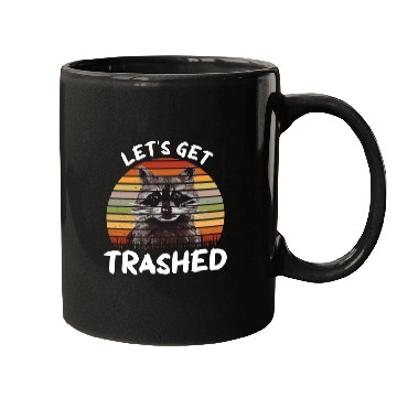 Discover Raccoon Let us Get Trashed Mugs
