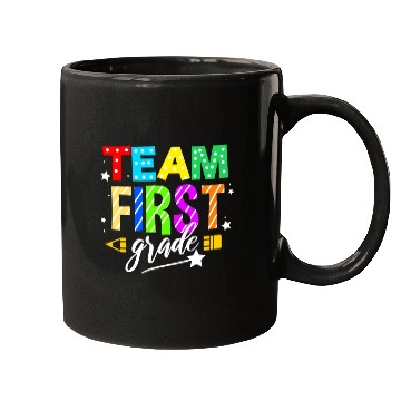 Discover Team First Grade For Elementary Teacher Mugs