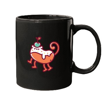 Discover Orange Monster Monkey Party Mugs