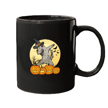 Discover Dabbing Irish Wolfhound Halloween Mugs