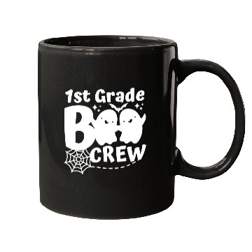 Discover 1st Grade Boo Crew Halloween First Day School Mugs
