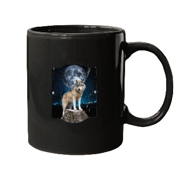 Discover Wolf Moon Forest Wolves Nature Nature Liever Full Mugs