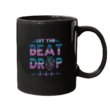Discover Let The Beat Drop For Nurses Mugs