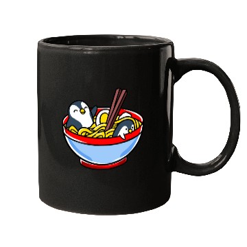Discover Penguin Ramen For Ramen Lover Mugs