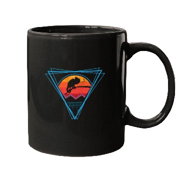 Discover Retro Chameleon For Chameleon Lover Mugs