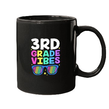 Discover 3rd Grade Vibes Back To School Third Grade Mugs