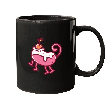 Discover Pink Monster Monkey Party Mugs