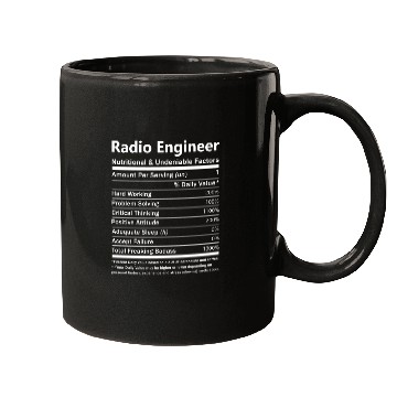 Discover Radio Engineer Mugs - Nutritional And Undeniabl