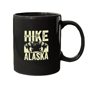Discover Hike Alaska Hiking Hiker Nature Mugs