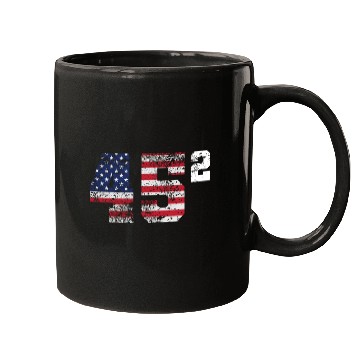 Discover Trump 45 Squared Republican Mugs