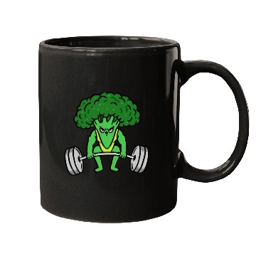 Discover Weightlifting Broccoli For Broccoli Lover Mugs