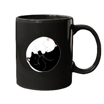 Discover Yin Yang Cat For Cat Lover Mugs