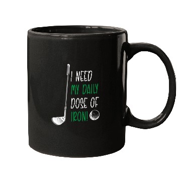 Discover Golf Golfer Present Golf Player Golf Club Ball Mugs