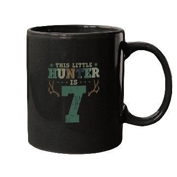Discover Buck Deer Hunting Hunter Kid 7th Mugs