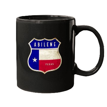 Discover Abilene Texas crest flags design Mugs