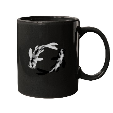 Discover circle design 2 koi Mugs