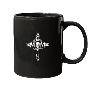 Discover Goth Mom Mother's Day Gothic Skull Bone Mama Gift Mugs