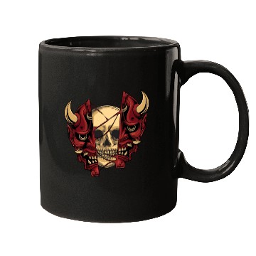 Discover Japanese style skull Mugs