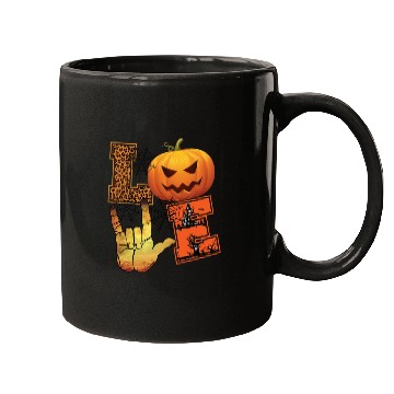 Discover Halloween Love Pumpkin Mugs
