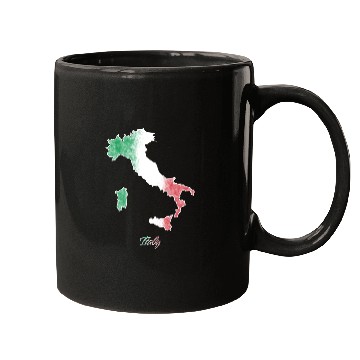 Discover Stylized Italy Map Mugs