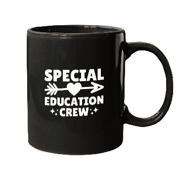 Discover Special Education Crew Teacher Team Mugs
