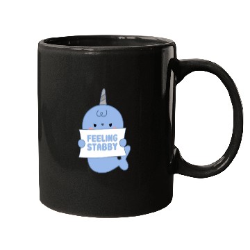 Discover Feeling Stabby, Narwhal Mugs