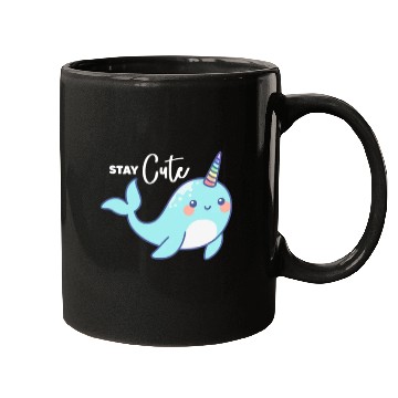 Discover Stay Cute, Narwhal Mugs
