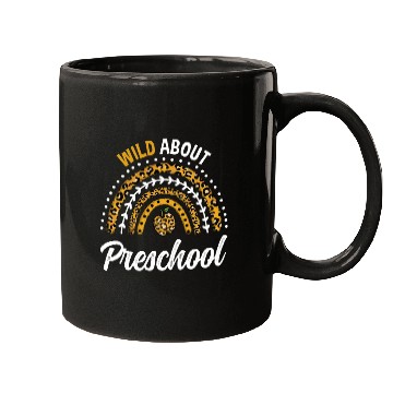 Discover Wild About Preschool Teacher Rainbow Mugs
