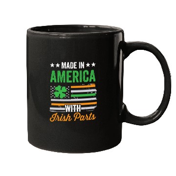 Discover Made In America With Irish Parts Ireland Gaelic Mugs