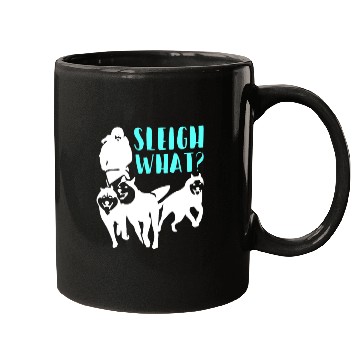 Discover Alaska Sled Dog Mushing Sleigh What? Mugs