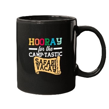 Discover Safari Vacation Camping Travel Guide Mugs