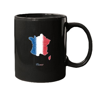 Discover Stylized France Map Mugs