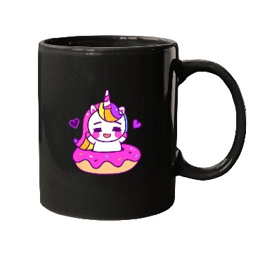 Discover Unicorn Donut Design Mugs