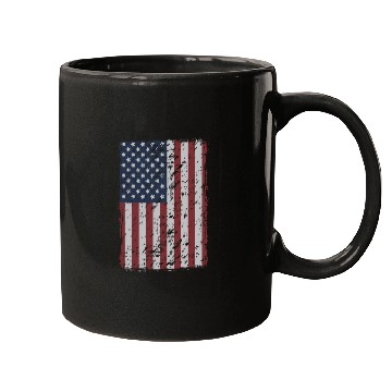 Discover Grunge American Flag - Patriotic Mugs