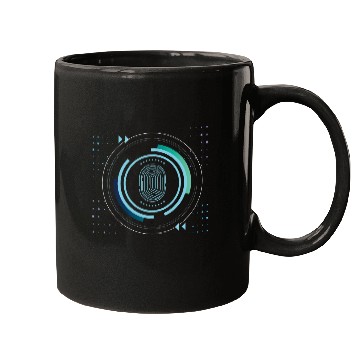 Discover identity nerd geek save pc core security code Mugs
