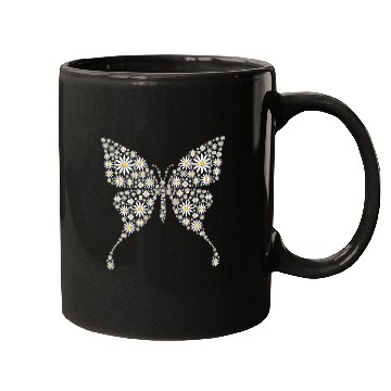 Discover Cute Daisy Butterfly Women Gardening Flower Mugs
