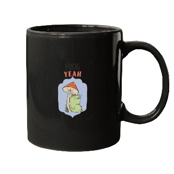 Discover FROG YEAH Funny Cute Frog Mugs