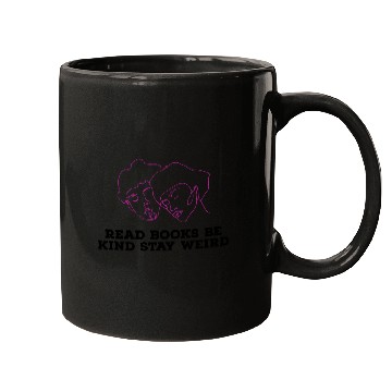 Discover Read books be kind stay weird Mugs
