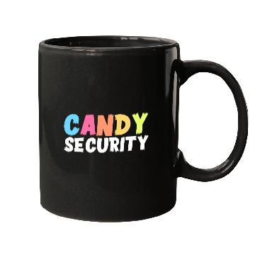 Discover Candy Security Funny Halloween Costume For Parents Mugs