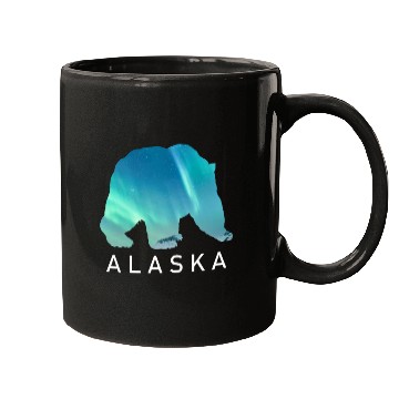 Discover Alaska Gift USA Natur Bär Denali Grizzly Wald Mugs