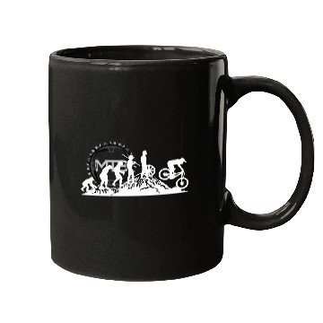 Discover Evolution Downhill Mountain Bike Mtb Mountain Biki Mugs