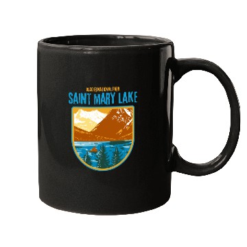 Discover Saint Mary Lake Glacier National Park Mugs