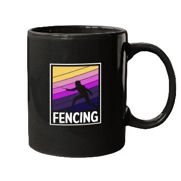 Discover Fencing Sport Duel En Garde Foil Mugs