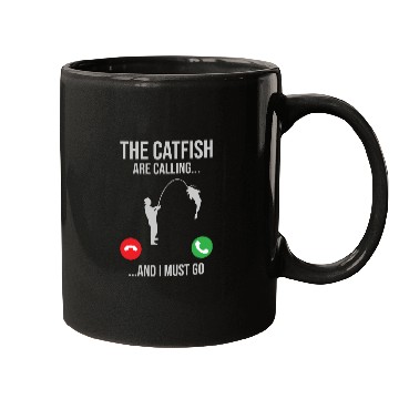 Discover Catfish Phone Call - Blue Catfish Slayer Mugs