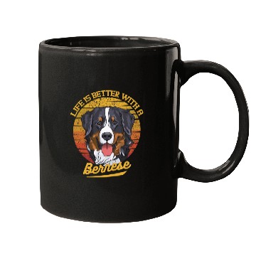 Discover Bernese Mountain Dog Lover Cartoon Mugs