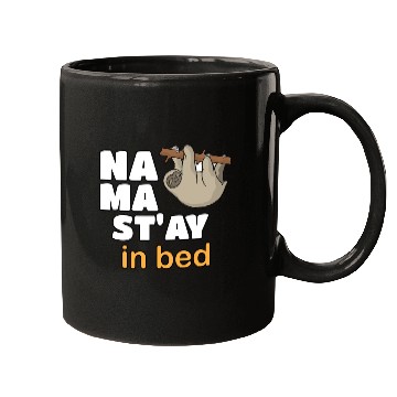 Discover Namaste Sloth Sleep Lovers Napping Gift Namastay I Mugs