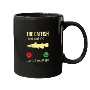 Discover Catfish Phone Call - Blue Catfish Slayer Mugs