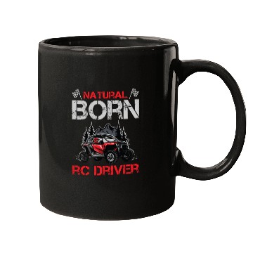 Discover Natural Born RC car Driver Racer Remote Controlled Mugs